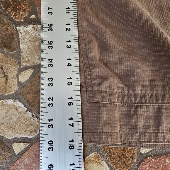 The North Face Womens Brown Ripstop Long Shorts Size 4 Lightweight Outdoor Wear - Picture 11 of 12